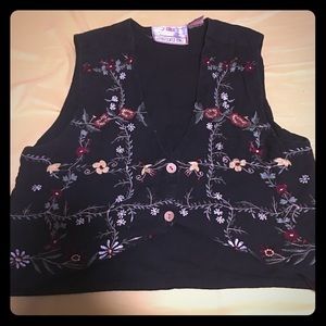 Beautiful vest.  Can be summery or fall.
